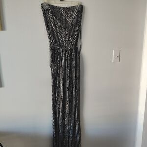 Robin Piccone Black and White Patterned Dress